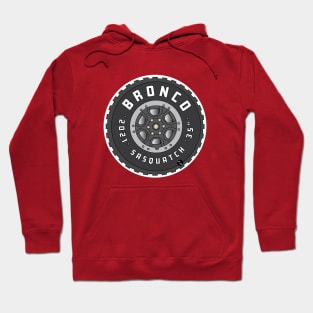 Bronco Sasquatch Tire Hoodie